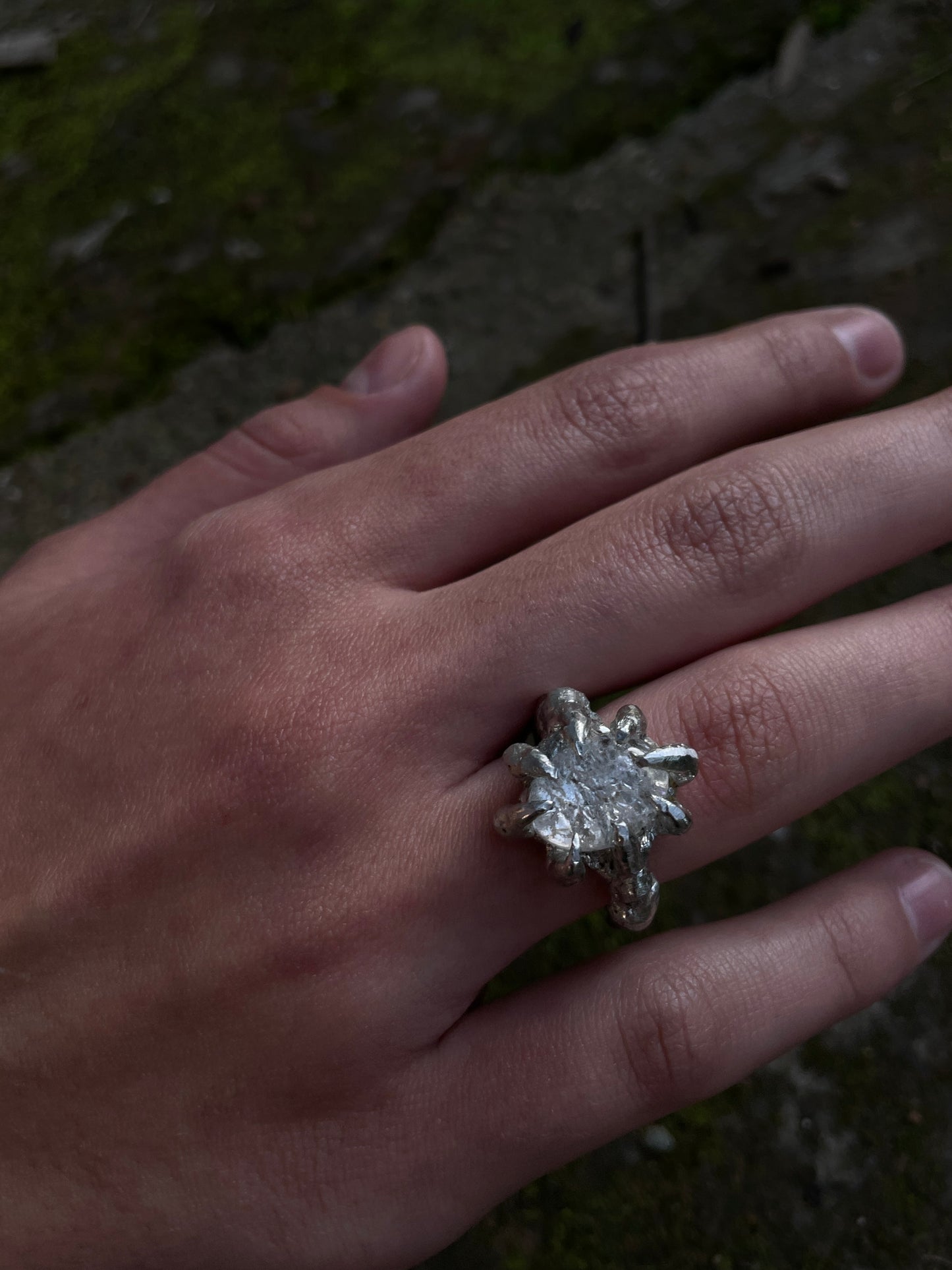 Cracked Tears Ring