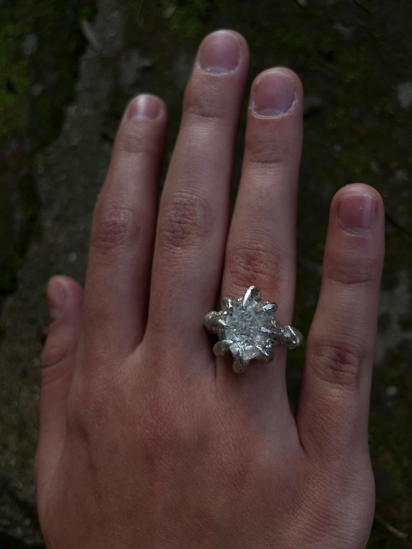 Cracked Tears Ring