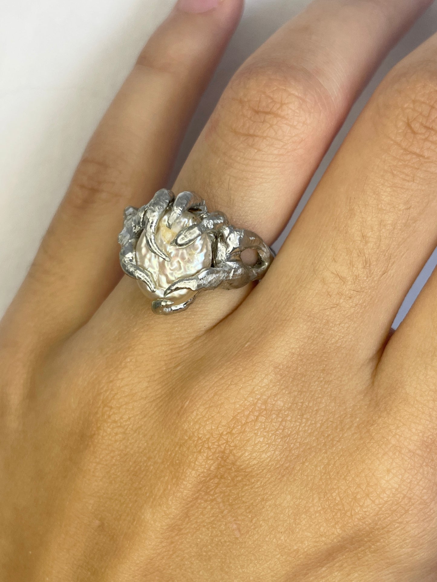 Mother of pearl ring