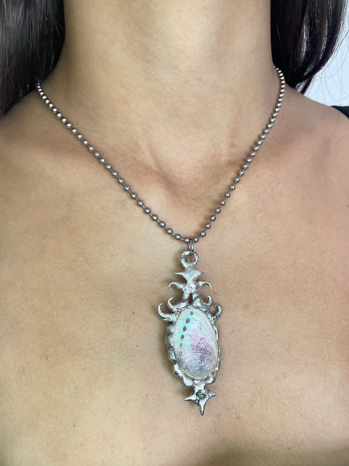 Moonlit Shell Pendant