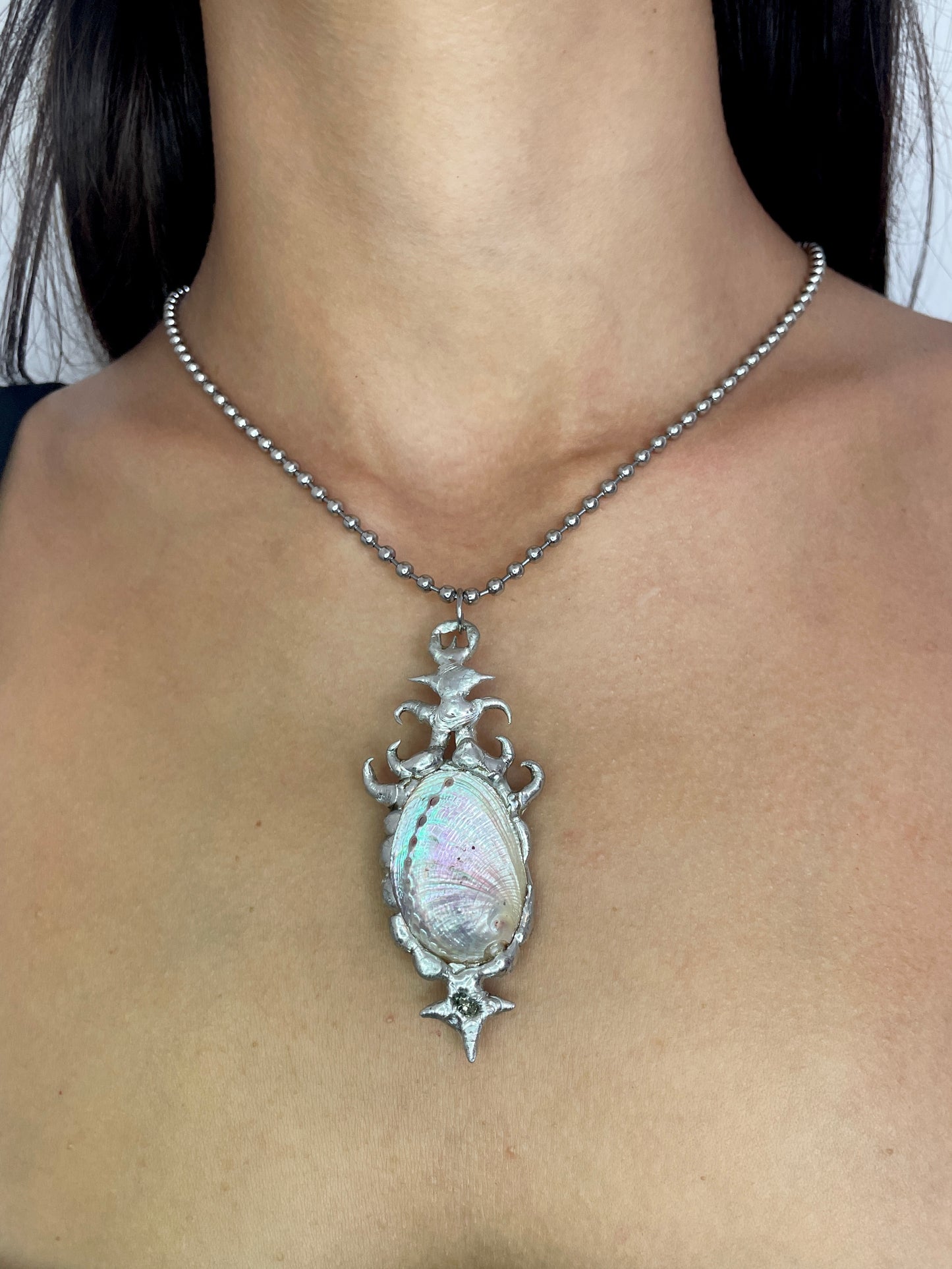 Moonlit Shell Pendant