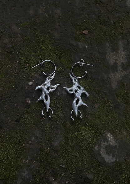 Molten Root Earrings