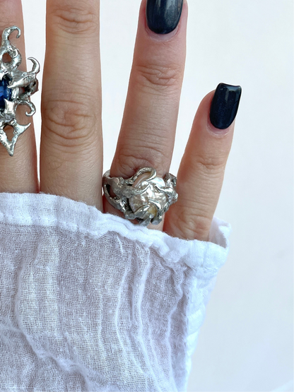 Mother of pearl ring