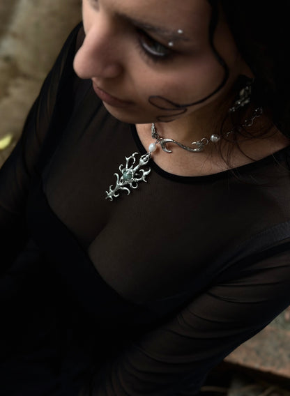 Emerald Bloom Necklace
