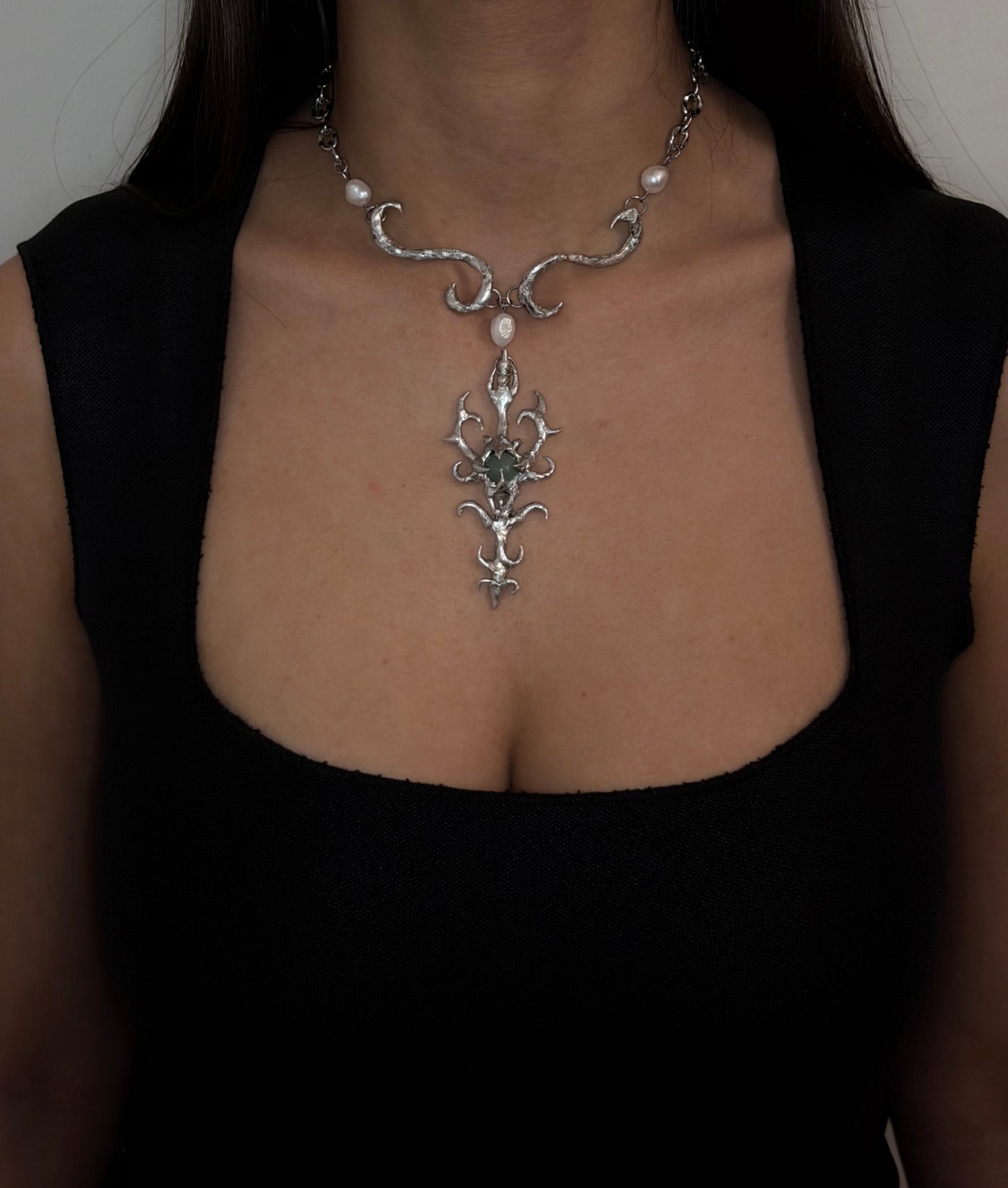 Emerald Bloom Necklace