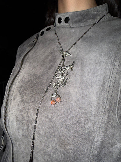 Pierced Sigil Necklace