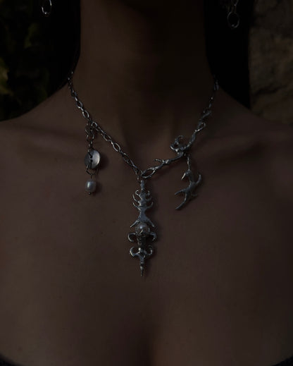 Sword of Pearls Necklace