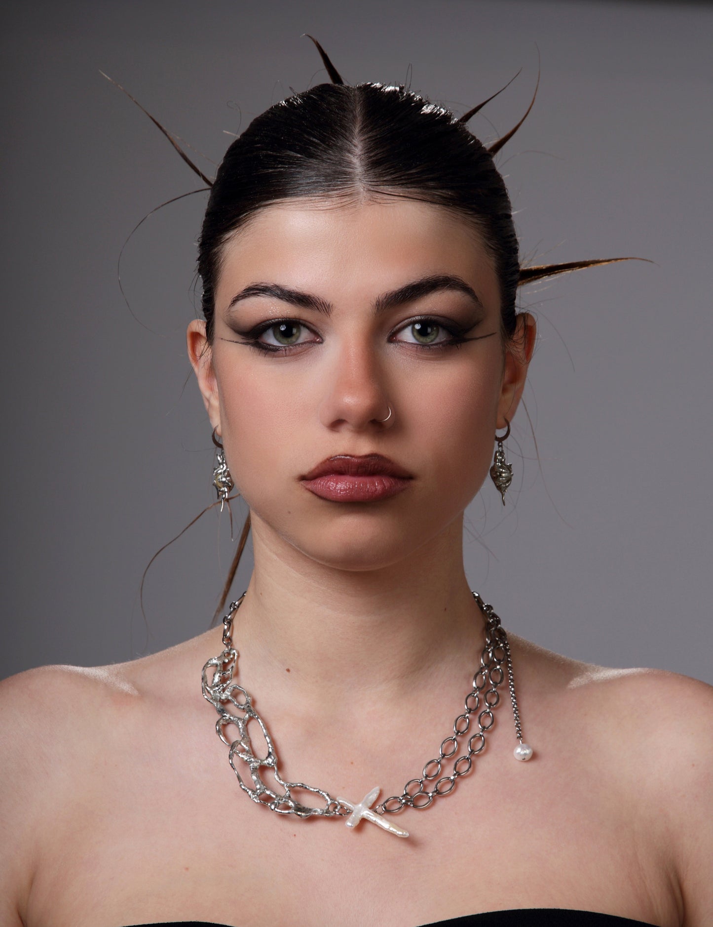 Metal Flow Necklace