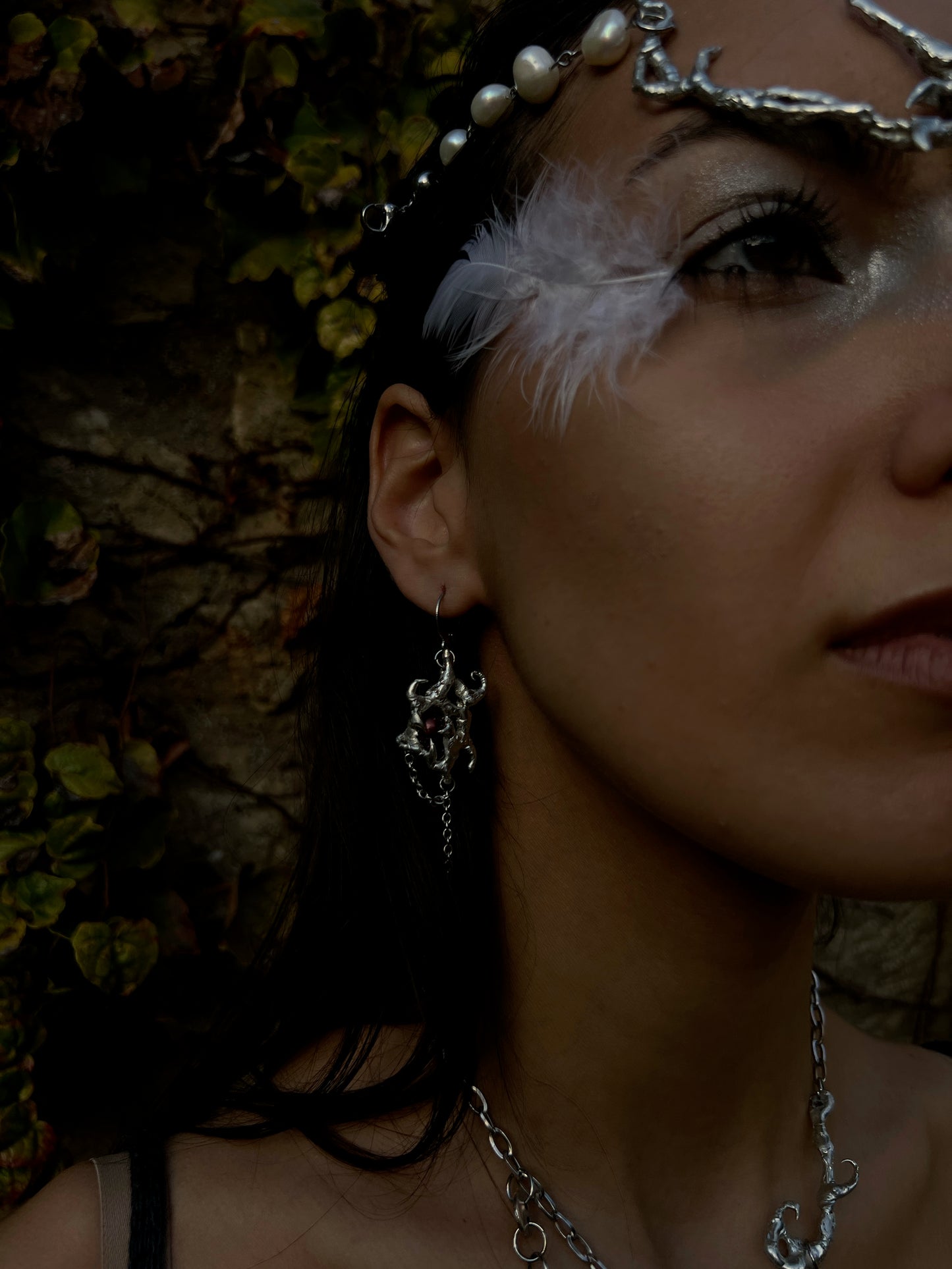 “Caged Hearts” Earrings